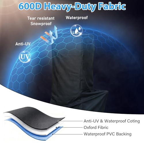 Image of Utheer Smoker Cover for Pit Boss 3 Series Vertical Smoker, 600D Waterproof