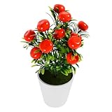 NESTINGHO Naranja Artificial Fake Plants Artificial Plants arbol frutal Artificial en Maceta Plantas Falsas de Interior árbol Falso arbol frutal Falso Plantas en macetas Falsas el plastico