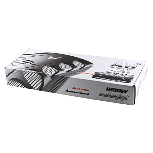 Audiopipe Apcle-18001D 1800 Watt Class D 1 Ohm Stable Car Audio Mono Amplifier And Audiopipe Apcle-2004 2000 Watt 4-Channel Class Ab Car Audio Mosfet Amplifier #TOP6