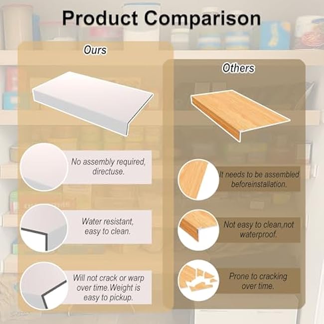 Customizable Wood Grain Shelf Covers, Cuttable PVC Wire Rack Covers for Closet, Kitchen, Imitation Wood Grain Shelfing Cover£¬No Installation Required(5 pack,LxWxH-50inx16inx3in)