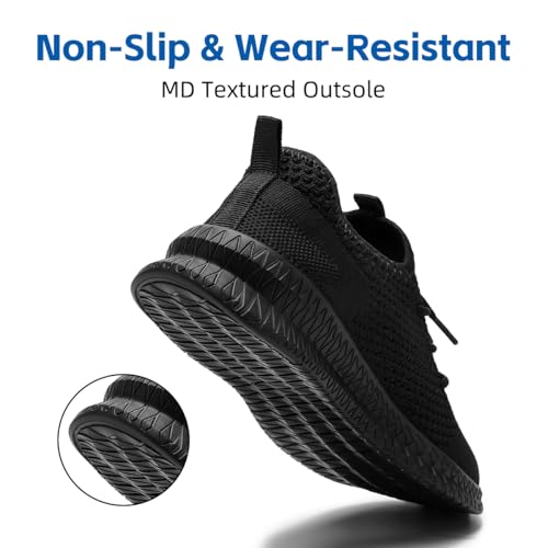 Kids Shoes Sneakers for Boys Girls Running Tennis Shoes Fashion Walking Athletic Unisex Lightweight Breathable Toddler Casual Shoes Black4