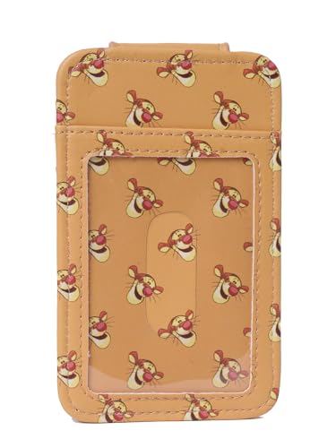 Image of Disney Card Holder Women Slim Wallet Small Tigger Orange