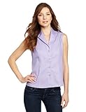 Jones New York Women's Sleeveless No-Iron Easy Care Shirt