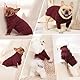 DENTRUN Hundepullover, Sweater für Hunde, Fleece Pullover Hund, Weich Hundepullover Fleece, Winter Warmer Hundepullover Kleine Hunde Rollkragen Strickpullover