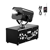 VEVOR Snow Machine, 1200W Powerful Fake Snow Maker with 90° Shaking Head, Wireless Remote Control, High Output Snowmaking Machine Coverage up to 12 ㎡ for Parade Christmas Wedding Party Stage Effect