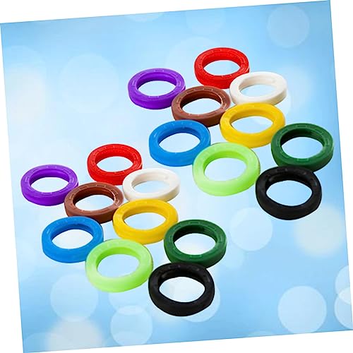 Capuchons clés silicone Mikikit anneau identification clé imperméable - 2
