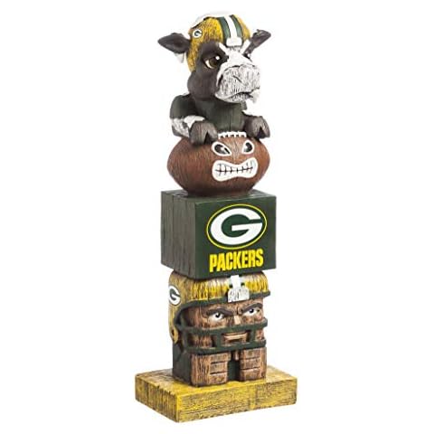 Team Sports America NFL Green Bay Packers Tiki Totem, 16 Inches Cover
