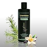 Chambelza Rosemary Hair Growth Shampoo for Men and Women-Natural Thickening and Strengthening Formula with Biotin Hydrolyzed keratin -Designed for Thinning Hair & Hair Loss 10.15 fl.oz