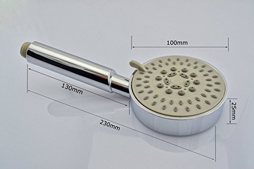 KES Bagno Cinque Funzione Soffione Doccetta con