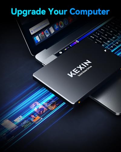 Image of KEXIN SSD 128GB SATA III 2.5-Inch Internal Solid State Drive up to 450MB /s 3D NAND Flash for Laptop PC Storage and Upgrade - Black