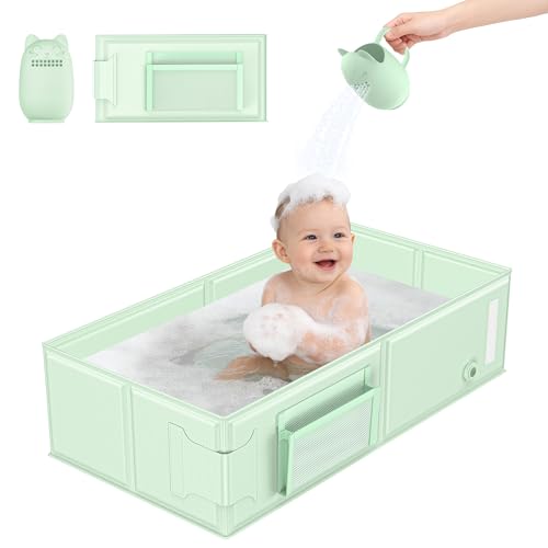 YomauiYee Baby Bath Tub Green