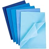 Shindel Tissue Gift Wrapping Paper Crafts, 200Sheets Blue Wrapping Tissue, 5 Colors, 19.7 x 27.6inch