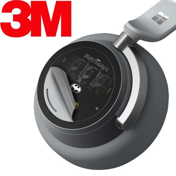 Skinit Decal Audio Skin Compatible with Surface Headphones - Officially Licensed Warner Bros The Flash Movie: I am Batman Past to Future Design