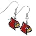 NCAA Louisville Cardinals Women's Chrome Dangle Earrings