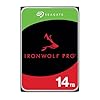 Seagate IronWolf Pro, 14TB, Unità disco interna NAS classe Enterprise - Unità SATA CMR da 6GBit/s, 3,5", 7.200 giri/min, con cache da 256 MB per sistemi NAS RAID, servizi Rescue (ST14000NT001)
