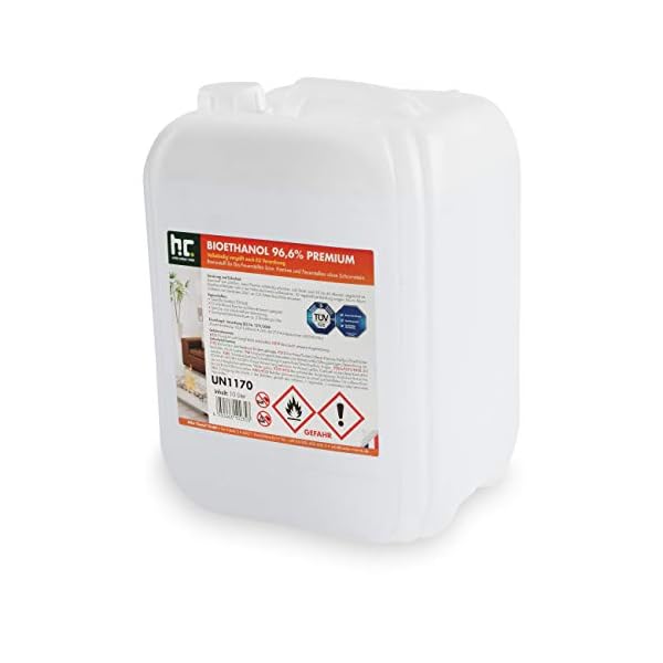 Höfer Chemie 30 L (3 x 10 L) FLAMBIOL® Bioethanol 96,6% Premium für Ethanol Kamin, Ethanol Feuerstelle, Ethanol… – Bild 3