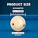GSE Games & Sports Expert Billiard Practice Training Cue Ball, AAA-Grade PRO Cup Standard Pool Billiard Cue Ball with 6 Red Dots, Billiards Accessories (6 oz 2-1/4