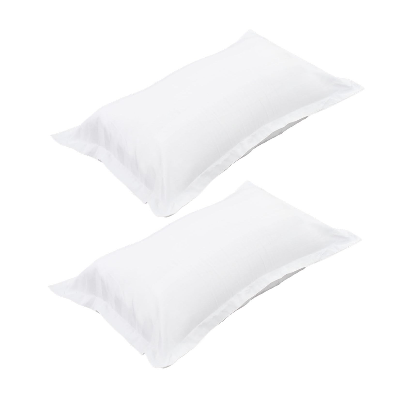 Luxshiny 2pcs White Pillow Case Hotel Pillowcase Pillow Supply Bed Pillowslip Pillowcase for Hotel Pillow Cover for Bed Cotton Pillowcase Bed Pillow Cover King Size Pillow Cases