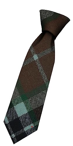 Cravate en laine véritable garçon tartan Thomson Hunting cadeau de cérémonie