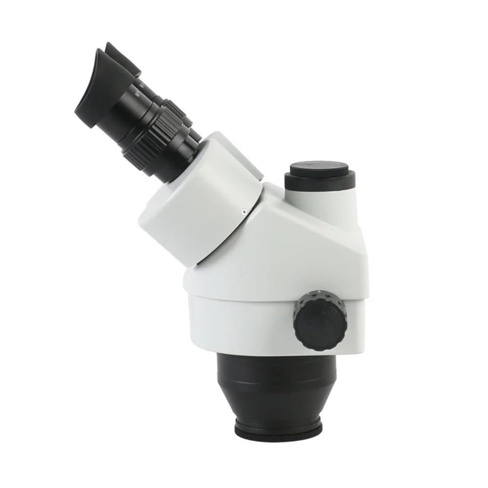 Microscopio Microscopio estéreo trinocular parfocal con Brazo articulado, Soporte de Abrazadera, cámara de vídeo USB, HDMI, 2K, 48 MP, Tipo C, Columna de 32 mm, Enfoque simultáneo, Zoom de 3,5 X a 90