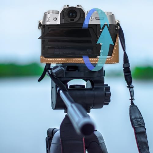 Funda para cámara Fujifilm X-T50 de cuero PU miniatura 7