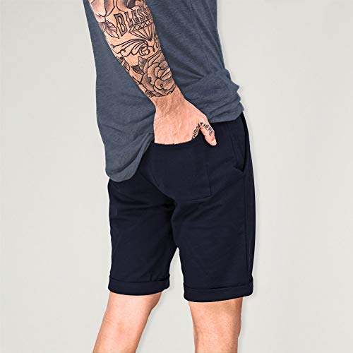 VIENTO Tropical Heat Pantaloncini Uomo (Blu, M)