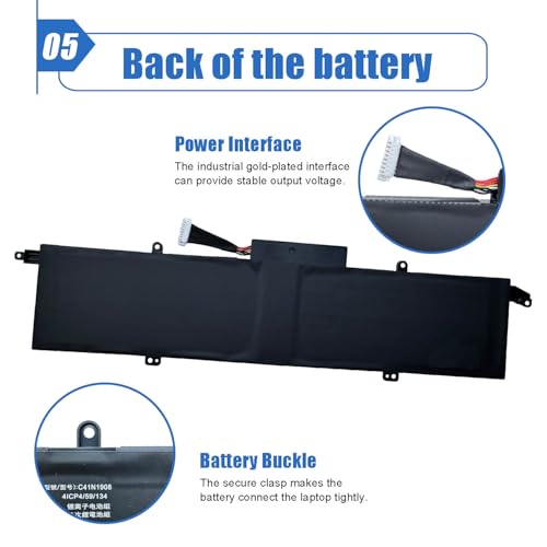 Image of C41N1908 Laptop Battery Replacement for Asus ROG Zephyrus G14 GA401 GA401IV