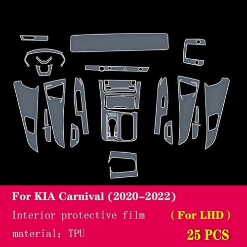 Película protectora de TPU para panel de salpicadero y pantalla de navegación Carnaval 3