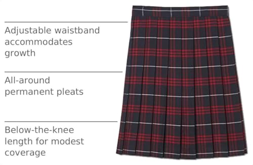 Image of French Toast Girls' Plaid Pleated Skirt