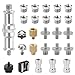 UTEBIT 26 Stück Kamera Schraube Gewindeschraube 1/4 auf 3/8 Adapter, Kamera Stativ Adapter Schrauben Set Kompatibel für Kamera, Stativ, Einbeinstativ, Kugelkopf, Blitzlicht, Schnellwechselplatte Kamera günstig Kaufen-UTEBIT 26 Stück Kamera Schraube Gewindeschraube 1/4 auf 3/8 Adapter, Kamera Stativ Adapter Schrauben Set Kompatibel für Kamera, Stativ, Einbeinstativ, Kugelkopf, Blitzlicht, Schnellwechselplatte