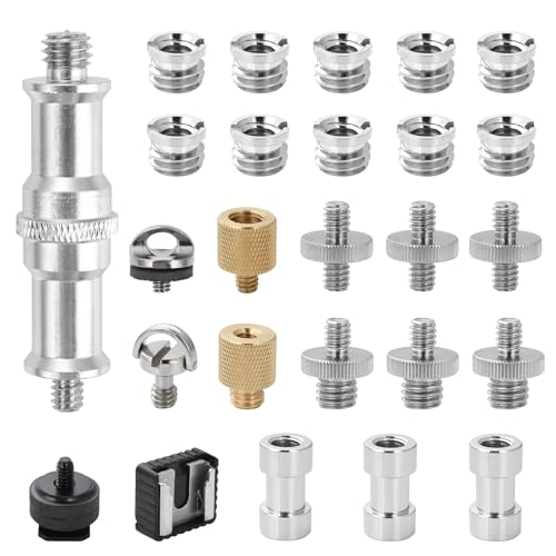 UTEBIT 22 PCS Vis Adaptateur Caméra 1/4
