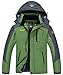 JINSHI Mens Mountain Waterproof Fleece Ski Jacket Windproof Rain Jacket