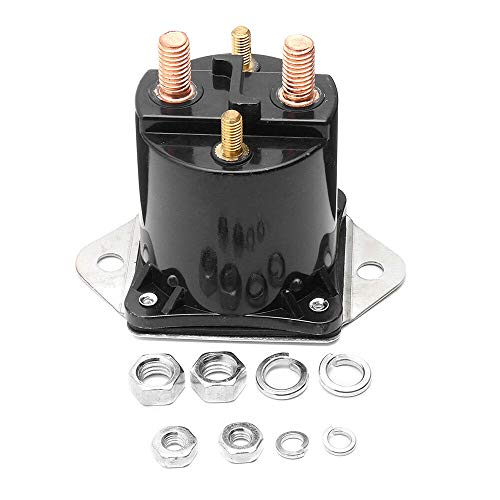 Viefow 12V Club Car Starter Solenoid,Gas Golf Cart Solenoid Fits Club Car 1984-Up DS/04+ Precedent Gas Solenoid Clubcar Replaces Part Number:1012275, 1013609, 435-154,1012275 by Viefow - Used condition - US$13.47