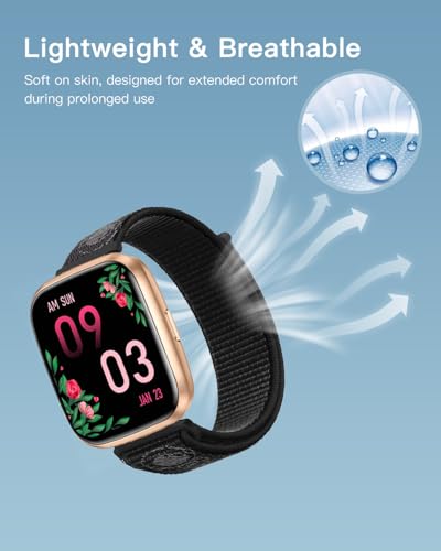 Correa de nylon para EGQINR H52 Smartwatch 1.75 pulg miniatura 3