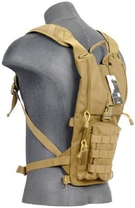 Lancer Tactical CA-321T Lightweight Airsoft Hydration Pack (Tan)