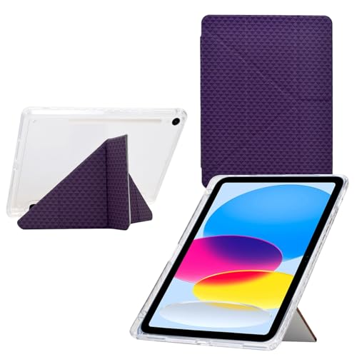 Coque antichoc fine Samsung Galaxy Tab S10 FE violette au design épuré et robuste