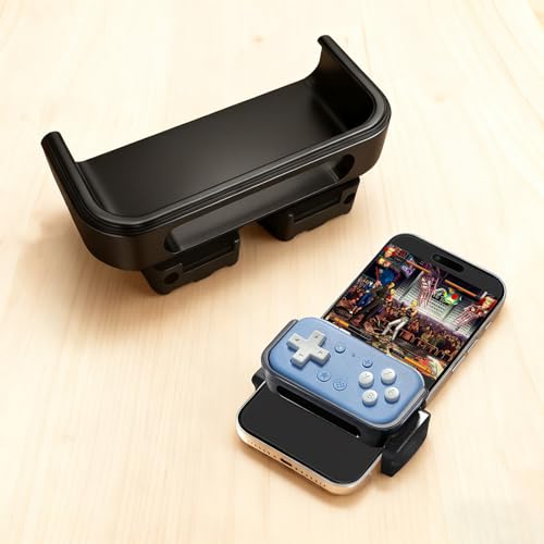 Uonekamo 8BitDo Micrro Controller�p���o�C���N���b�v �܂肽���ݎ� �g���\�Ȍg�ѓd�b�z���_�[�}�E���g �X�}�[�g�t�H���p���߉\�ȃQ�[�~���O�N���b�v�u���P�b�g �|�[�^�u��&���S�ȃf�U�C�� ���K�ȃ��o�C���Q�[���p