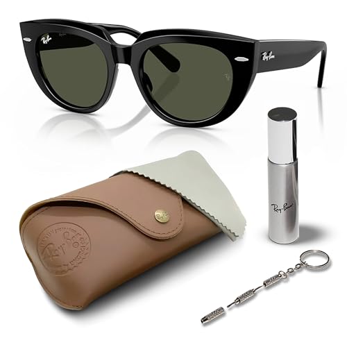 Ray-Ban RB2286 DOREEN Square Shaped Sunglasses for Men & Women with Official RAYBAN Eyewear Kit