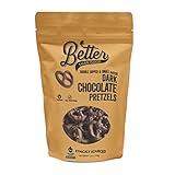 Better Than Good Snacks - Vegan Chocolate Covered Pretzels! Dark Chocolate Pretzel Treats, No GMO, No Artificial Flavors, Ethically Sourced - Schoolyard Snacks in a 6.5 oz Bag