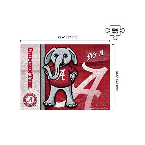 Image of FOCO NCAA Big Logo 500 Piece Jigsaw PZLZ