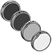 Produktbild Neewer® für Phantom 3 DJI Advanced/Phantom 3 Professionelle, Multi-Coated 4 Stücke Filters: UV Filter+CPL Filter+ND16 Filter+ ND einstellbare Filter ND2-ND400, Nicht für DJI Phantom 3 Standard