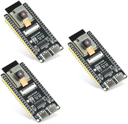3Pcs ESP32-S3-CAM Development Board with OV3660 Camera, ESP32-S3-...