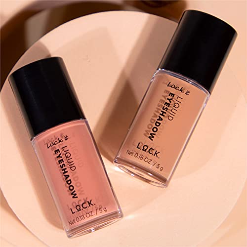 L.o.c.k. Color, It Liquid Eyeshadow [03 Brick Orange] Long-Lasting, Smudge-Proof, And Vibrant Eye Makeup Net 0.18 Oz. / 5 G #TOP5