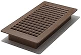 Decor Reiben 4-Zoll von 25,4 cm Kunststoff Boden Register, PL410-OB