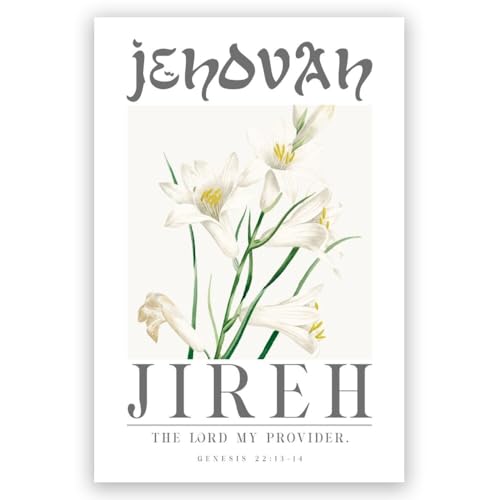 Jesus Christ Religious Wall Art Jehovah Jireh My Provider Canvas