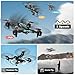 Drone with Camera, Foldable Drone for Beginners with 1080P Camera, Upgrade Altitude Hold, Circle/Rotating/Waypoint Fly, 3D Flip, One Key Start, 3 Speed Mode, 2 Batteries