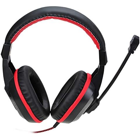 HBBOOI Wired Gaming Headset With Microphone Comfortable Bass Stereo Volume Control Gaming Headphones for Games Listening Video Office Cover