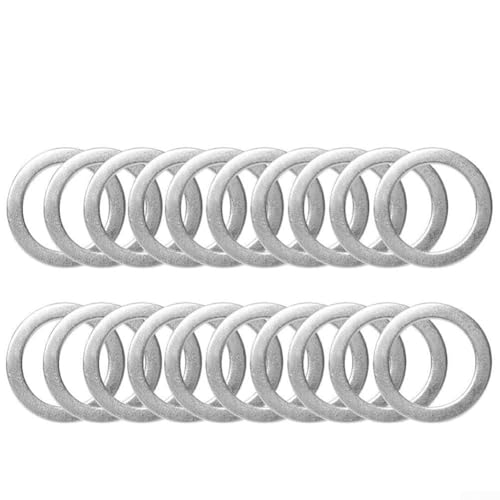 Aluminum Pedal Washer 10 Pcs, Crank Spacer for Ring for Cycling for Bike, Compatible with Crank Thread, Even Stress Distribution, Solution for Pedal Noise, Pedal Hardware(20pc)