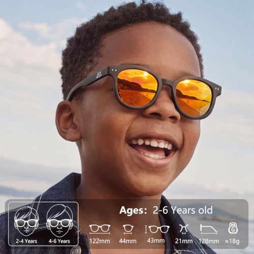 Image of EYEBUDDY Kids Toddler Sunglasses Age 2-4 /3-5 Boys Girls Polarized UV Protection Sun Glasses for Age 2-8