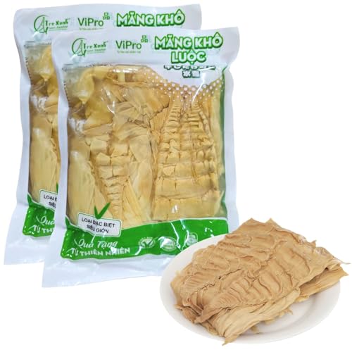ViPro ̂ 400g Boiled Dried Bamboo ShootsxgiY ̂Jbgς Mang Kho Luoc (400g x 2)